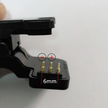 Univerzalni pametni sat ili pametne narukvice Tip stezaljke 3-pin-6 mm kabel za punjenje USB port Hitne sigurnosne punjači