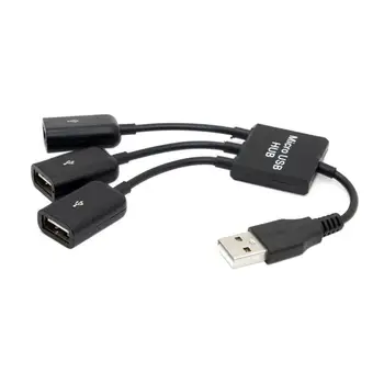 USB 2.0 do 3 Porta Hub Brtvljenje Guma za napajanje Za Laptop PC