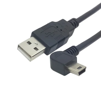USB 2.0 od muškaraca i Mini-USB GORE Dolje Lijevo Desno Pod kutem od 90 Stupnjeva Kabel 0,25 m 0,5 m 1,8 m 3 m i 5 m za Kamere MP4 Tableta