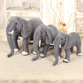 Veleprodaja simulacija slon pliš igračku lutka Rekvizite za snimanje fotografija Crtić stalak Likom slona dekoracije dnevnog boravka ukras