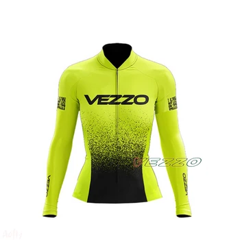 VEZZO Biciklizam Košulje Dugih Rukava Donje Haljina Ženska Biciklistička Odjeća Specijalizirani Mtb Dres Promociju Besplatna Dostava Brazil