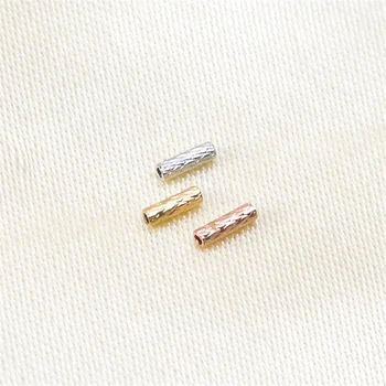 Visoka kvaliteta 100PC 18-karatno позолоченное Priključna cijev nakit za narukvice i ogrlice izrada nakita od 18-karatnog zlata