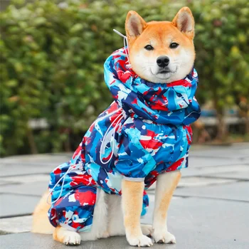 Vodootporan Kombinezon za pse za velike pse Odjeća za kućne ljubimce Plašt za pas Zlatni retriver Shiba odjeća za kišu Odijelo za pse srednje veličine