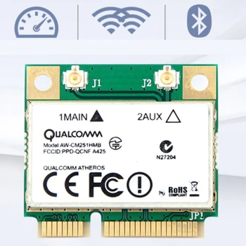 WI-FI Kartica QCA9377 Bežični dual-band 433 Mbps WLAN 802.11 Ac 2,4 G/5 G Bluetooth 4,1 Mini PCI-E Mrežni Adapter AW-CM251HMB