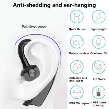 X23 Jedno uho 5.0 Stil Uha Samo za vožnju Poslovni Bluetooth Slušalica U stanju dugo čekanja Prekogranična slušalice słuchawki bezprzewodowe