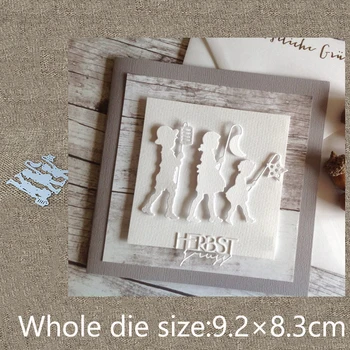 XLDesign Obrt za rezanje metala umrijeti 3 kom. prekrasni dječji nakit album za albume Proizvodnja razglednica Zanat otiskivanje umire