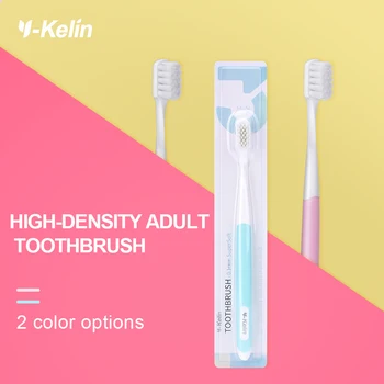 Y-Kelin Nova Četkica za zube sa mekim Vlaknima visoke gustoće Za Njegu vaše desni Par Zubnih četkica Genetika Moda Za odrasle Četkice za putovanja