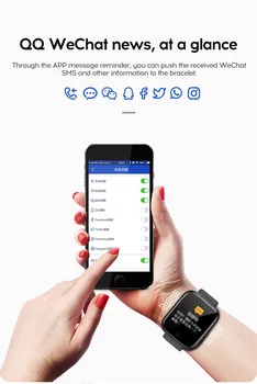 Y68 D20 Bluetooth Smart satovi Muška Vodootporan Sportski Fitness tracker Pametna narukvica Monitor krvnog tlaka i otkucaja srca Pametni sat