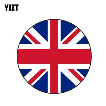YJZT 12 cm*12 cm Zabavna Kartica u velikoj Britaniji, velika Britanija, Zastava, Prozor, Naljepnica za Auto, Naljepnica za kućište 6-1280