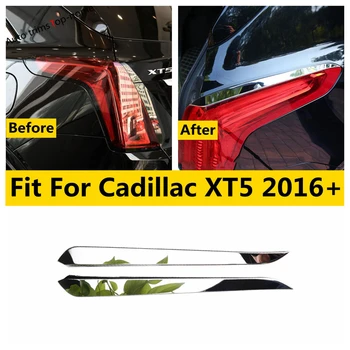 Za Cadillac XT5 2016-2021 Vozilo Stražnje Stražnje Svjetlo Žarulja Kapka Za Obrve Masku Trake Dekor Poklopac Završiti Pribor Od Nehrđajućeg Čelika