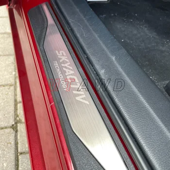 Za Mazda 3-2020 2021 2022 Sedan i Hatchback Čelik Navlaka Zaštitnik Prag Jastuk Papučicu Pribor za slaganje automobila
