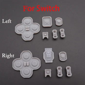 Za Nintendo Switch NS Joy-Con Lijevi i Desni Kontroler Izvodi Guma Silikon Skup Gumba Za Zamjenu JoyCon