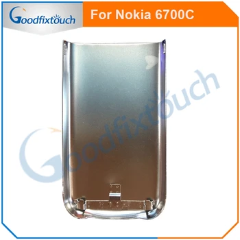 Za Nokia 6700 Classic 6700C Stražnji poklopac poklopac pretinca za baterije mobilnog telefona Metalni Stražnje kućište Zlato Srebro Crna Rezervni Dijelovi