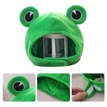Zabavne Velike Žablji Oči Crtani Plišani Šešir Igračka Zeleni Šešir Kapa Cosplay Odijelo