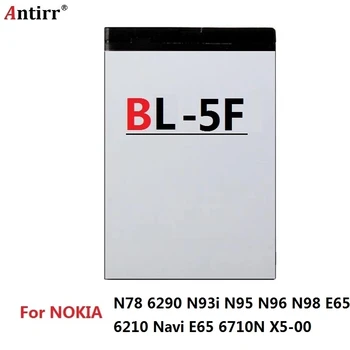 Zamjena 950 mah BL-5F BL5F baterija baterija baterija baterija Baterija Telefonske Baterije za Nokia N72 N78 N95 N93i 6210 6260S 6290 N96 6710N BL 5F