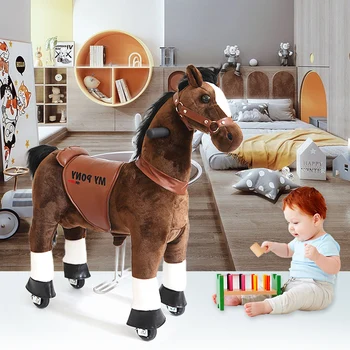 Šetnja na konju za ljuljanje Igračke za djecu Poni Jahač Konja za malu djecu i Dječje igračke za dječaka u dobi od 3 do 12 godina