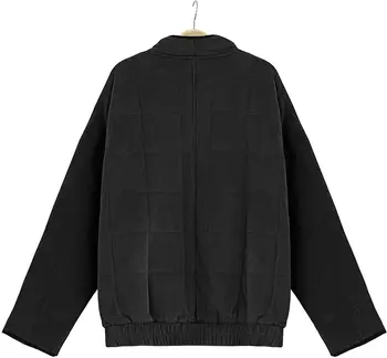 Ženska zimska odjeća s rol-bar Topli kaput 2021 Trend pamučne jakne Slobodan džep dugi rukav Udobne odjeće