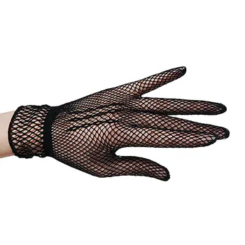 Ženski ljeto rukavice za vožnju, zaštićene od uv zračenja, mrežaste delikatna rukavice od najlona mreže, običan tanke ljetne ženske večernje seksi rukavice s punim prstima