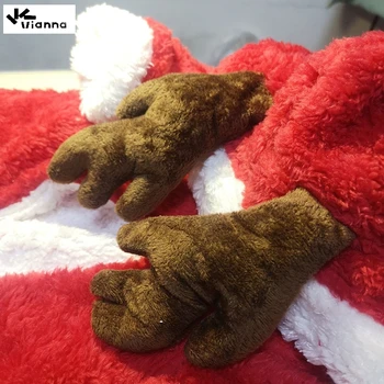 Вианна Mačka pas Božićni odijelo Cosplay Djed Mraz Slatka mala odjeća za pse Smiješno Labrador Retriver Božićno odijevanje