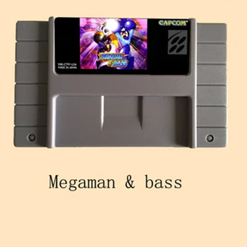 Мегамен i Bas je 16-bitni Velika Siva Igraća karta za igrača u SAD-NTSC